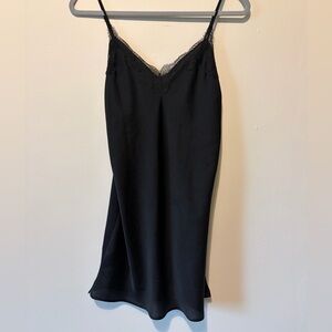 Victoria's Secret Black Lace Chemise